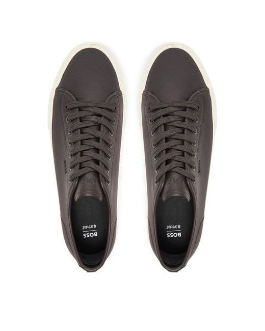 Boss Sneakers Aus Stoff Aiden 50547549 in Brown für Herren