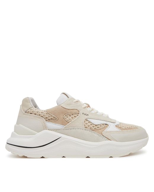 Date White Sneakers Fuga W421-Fg-Et