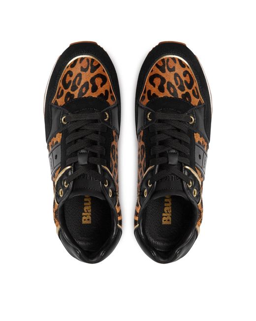 Blauer Black Sneakers f3epps01/leo leopard leo