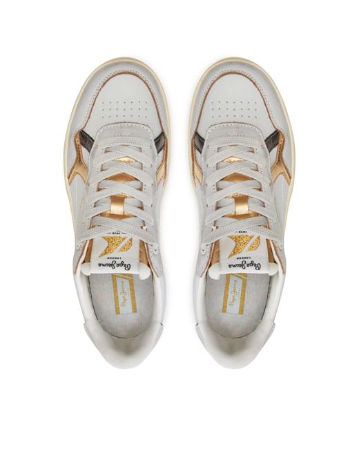 Pepe Jeans White Sneakers Kore Club W Pls00021