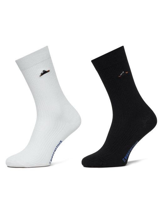 Birkenstock Black 2Er-Set Hohe -Socken Set Cotton Ribbed Socks 1029849