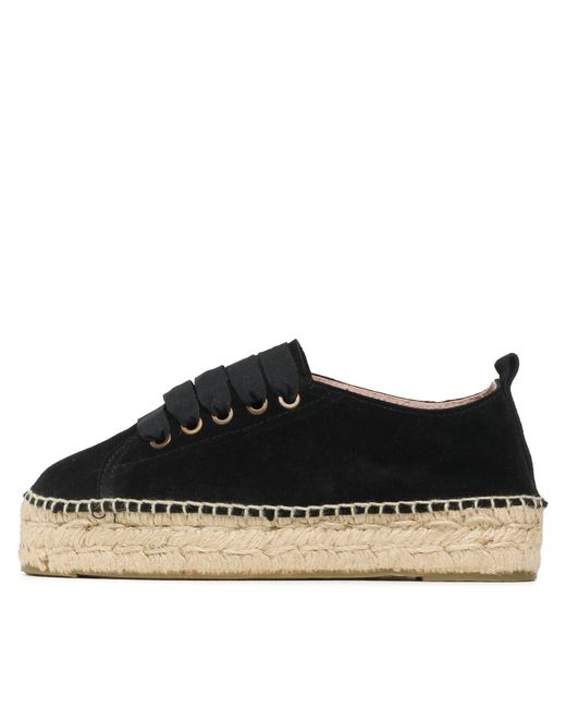 Manebí Black Espadrilles Lace-Up Espadrilles K 1.0 E0