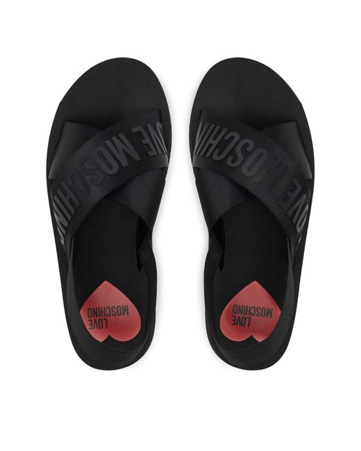 Love Moschino Black Sandalen Ja16214G0Mix4000