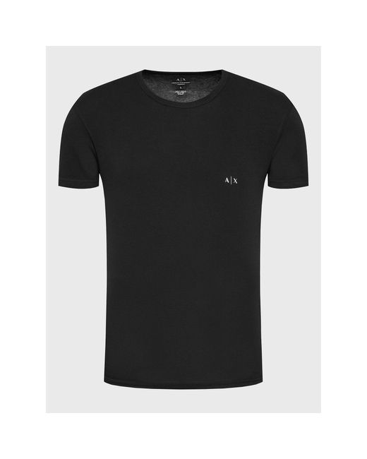 ARMANI EXCHANGE 2Er-Set T-Shirts 956005 Cc282 07320 Slim Fit in Black für Herren