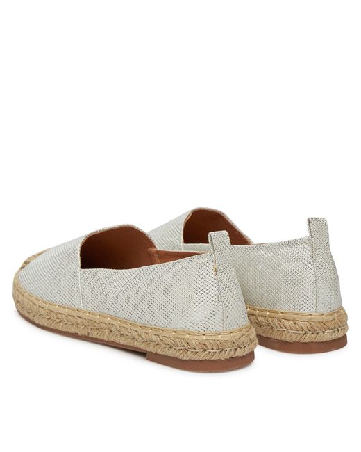 DeeZee White Espadrilles S289-5