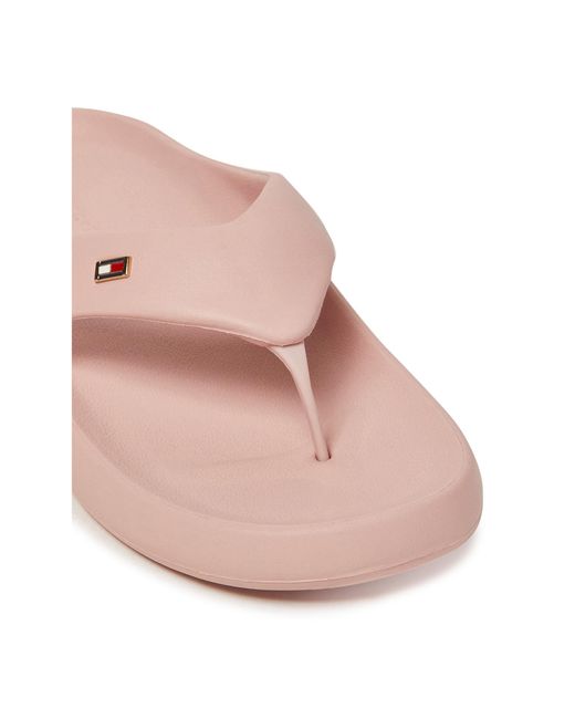 Tommy Hilfiger Pink Zehentrenner Comfort Beach Sandal Fw0Fw08522