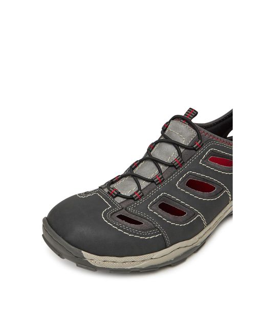 Rieker Halbschuhe 08065-46 in Black für Herren