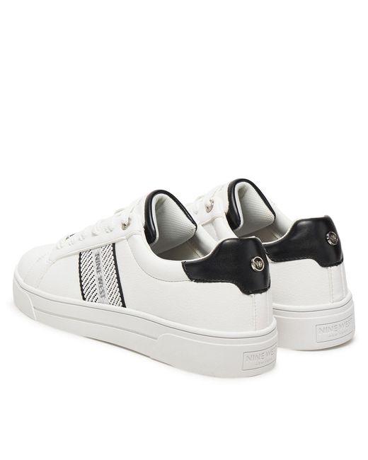 Nine West White Sneakers Ss25-3C067