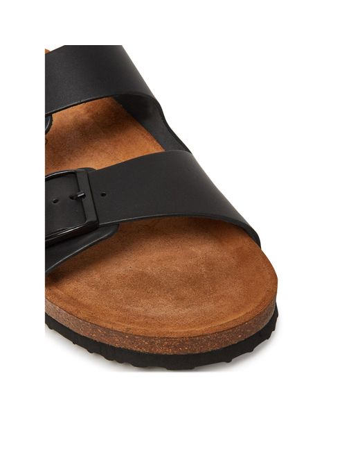 Josef Seibel Pantoletten Josef 01 14301 100 in Black für Herren