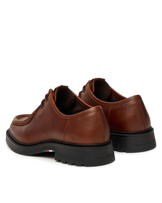Tommy Hilfiger Halbschuhe Comfort Lwt Moc Toe Fm0Fm05588 in Brown für Herren