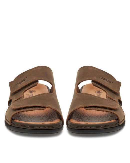 Rieker Pantoletten 25592-25 in Brown für Herren