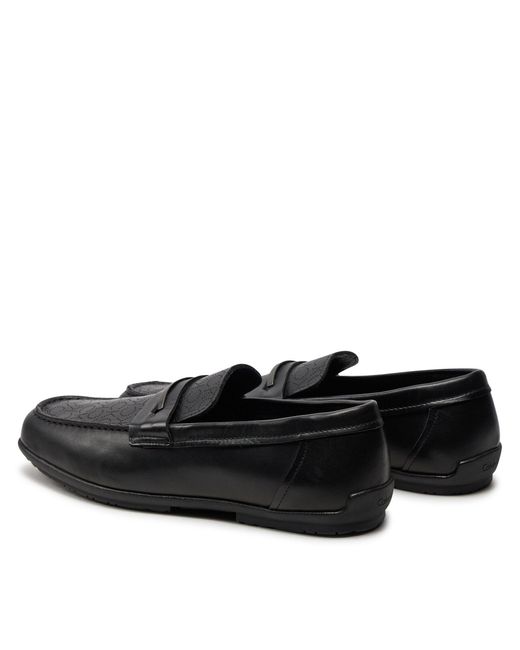 Calvin Klein Mokassins Driving Shoe Metal Bar Mono Hm0Hm01433 in Black für Herren