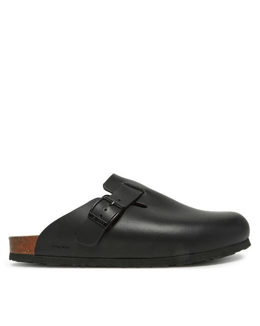 Josef Seibel Pantoletten Josef 04 14304 in Black für Herren