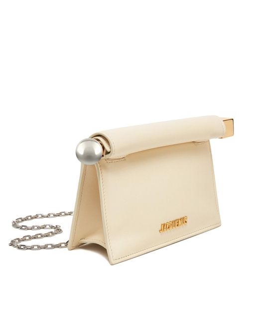 Jacquemus Natural Handtasche La Petite Pochette Rond C 241Ba392-3171