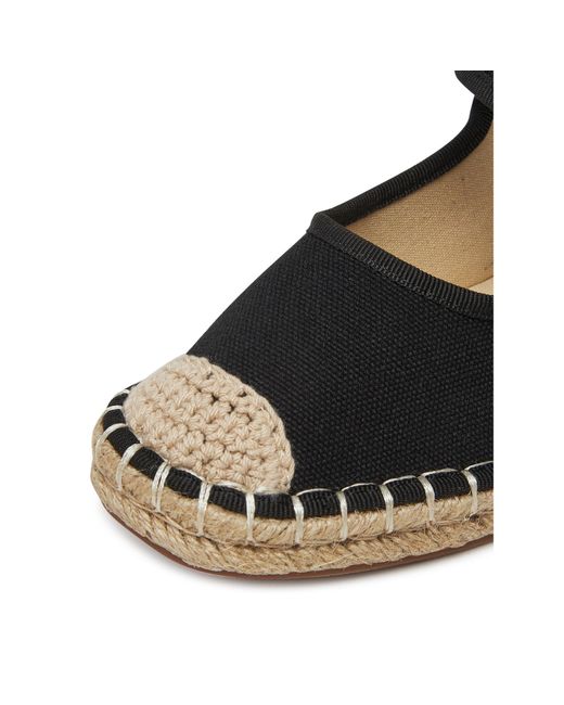 DeeZee Black Espadrilles Q88-512-1