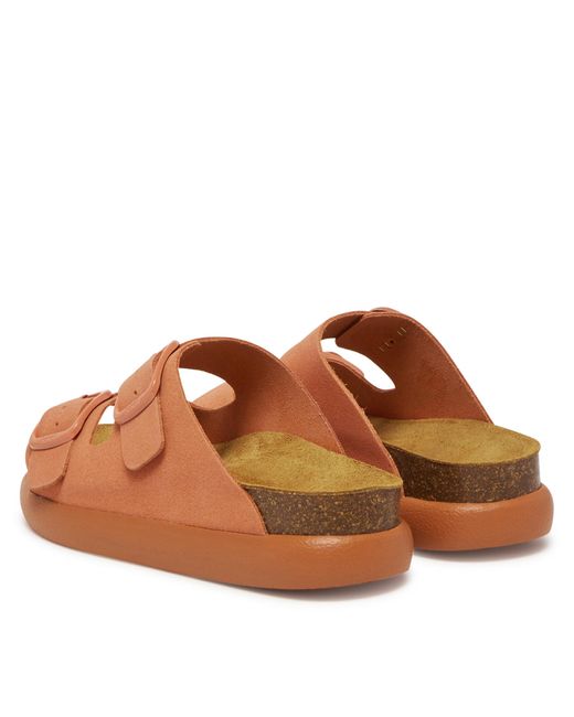 Scholl Brown Pantoletten F32249