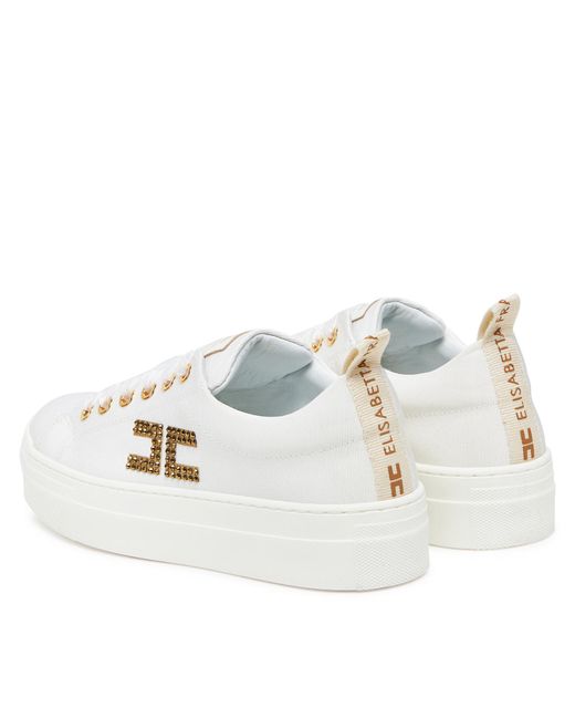 Elisabetta Franchi White Sneakers F4-A9E-0241 M