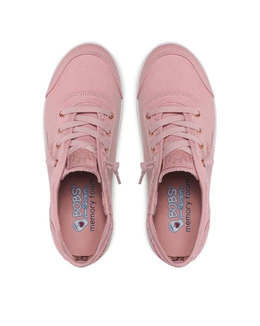 Skechers Pink Sneakers bobs b cute 33492/ros rose