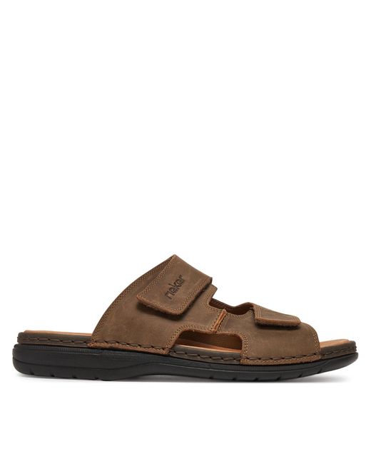 Rieker Pantoletten 25592-25 in Brown für Herren