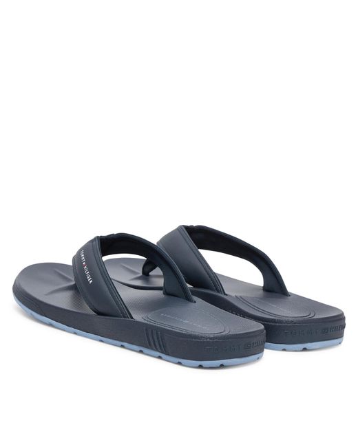 Tommy Hilfiger Zehentrenner Molded Comfort Th Beach Sandal Fm0Fm05508 in Blue für Herren