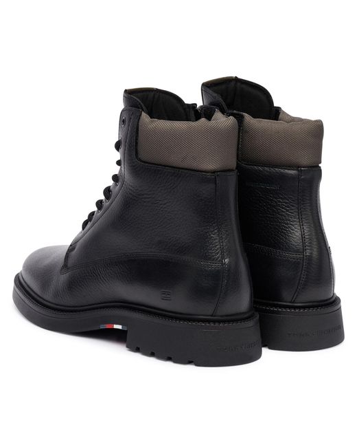 Tommy Hilfiger Stiefel Comfort Lwt Wrm Mx Fm0Fm05595 in Black für Herren