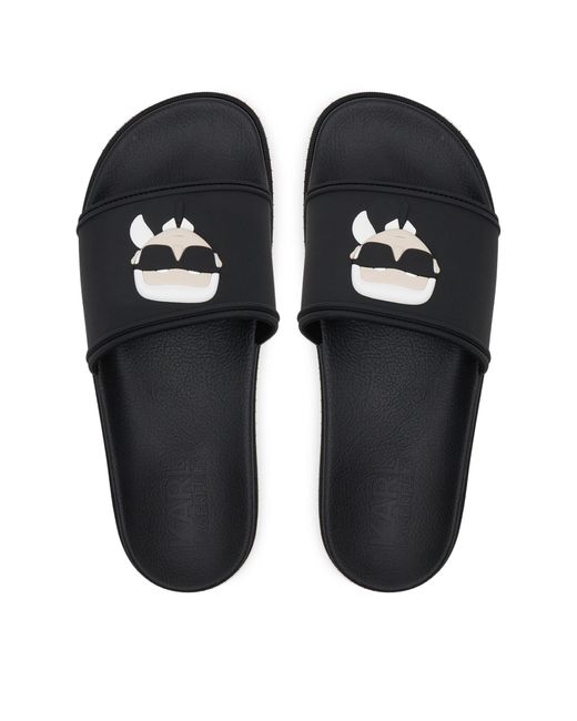 Karl Lagerfeld Pantoletten Kondo Tred Kl70905 in Black für Herren