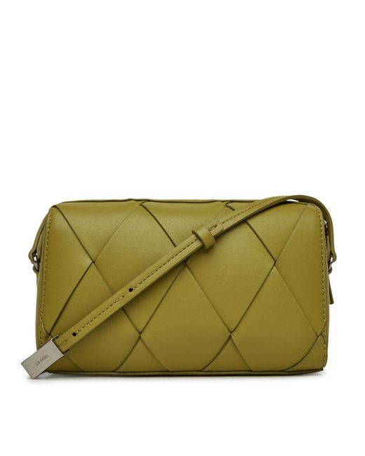 Calvin Klein Green Handtasche Ck Woven Camera Bag K60K613002