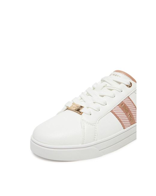 Nine West White Sneakers Ss25-3C067