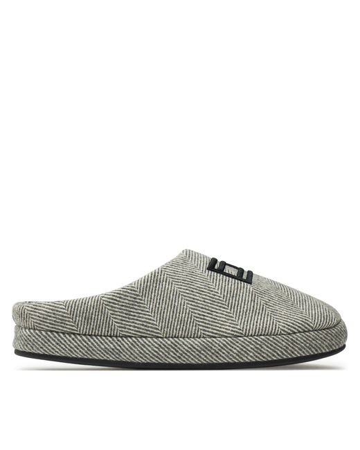 Tommy Hilfiger Hausschuhe Flag Herringbone House Shoe Fm0Fm05304 in Gray für Herren