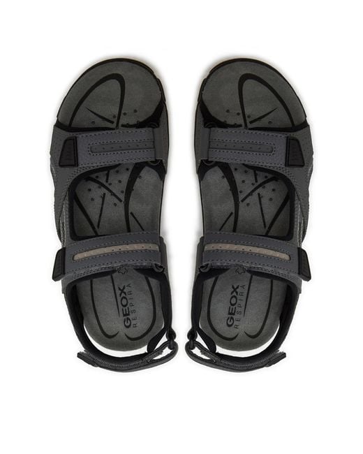 Geox Sandalen U S.Strada D U8224D 0Bc50 C9014 in Black für Herren