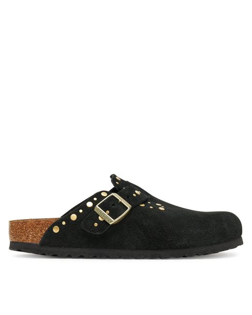 Birkenstock Black Pantoletten Boston Rivet 1030491