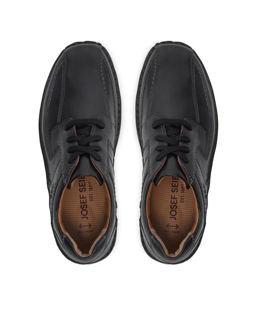 Josef Seibel Halbschuhe New Anvers 08 44908 in Black für Herren