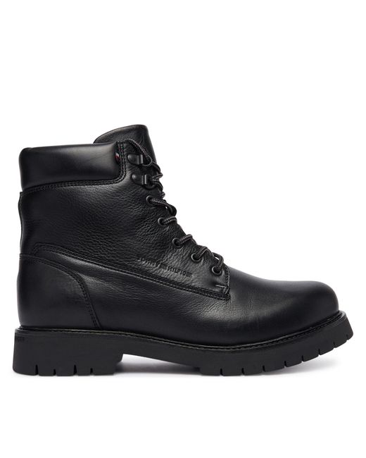 Tommy Hilfiger Schnürstiefeletten Flex Th Outdoor Rs Fm0Fm05600 in Black für Herren