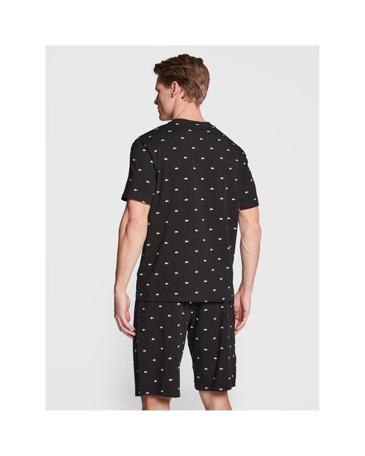 Lacoste Pyjama 4H3304 Regular Fit in Black für Herren