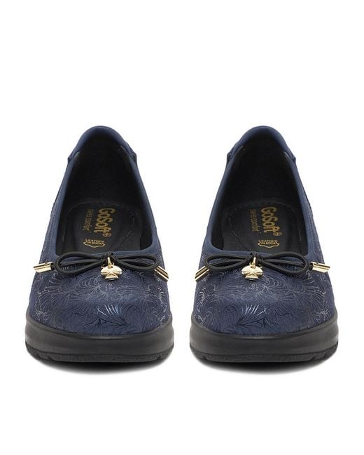 Go Soft Blue Ballerinas Ceo-Wi16-3243-02