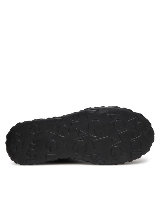 Agl Attilio Giusti Leombruni Black Schnürschuhe Magma High D776510Pgka0761013