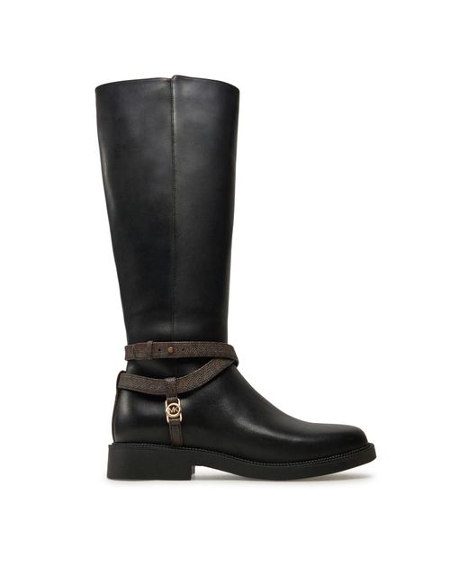 MICHAEL Michael Kors Black Stiefel Abigail Leather Riding Boot 40F4Abmb7L