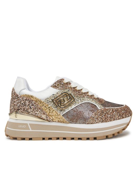 Liu Jo Gray Sneakers Maxi Wonder Ba5015 Tx007