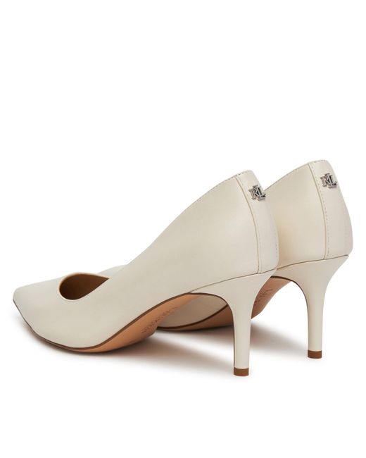 Ralph Lauren White High Heels Lanette 802972024002