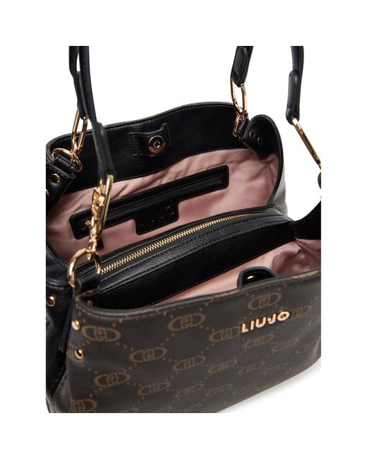 Liu Jo Black Handtasche M Satchel Af5113 E0053