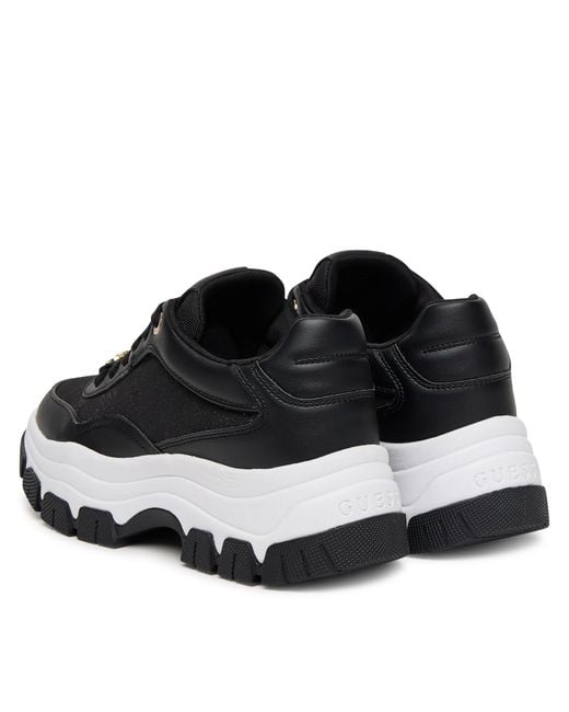 Guess Black Sneakers Flfbrt Ele12