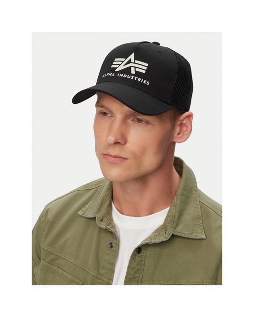 Alpha Industries Cap Basic Trucker Cap 186902 in Black für Herren