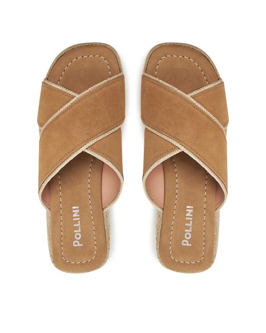 Pollini Brown Espadrilles Sa28278I0Mtf0122