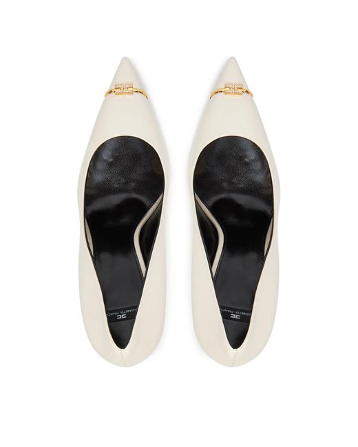 Elisabetta Franchi White High Heels Sa-74L-52E2-V500