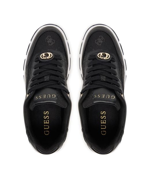 Guess Black Sneakers Flfbrt Ele12