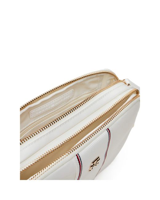 Tommy Hilfiger White Handtasche Poppy Camera Bag Corp Aw0Aw17230