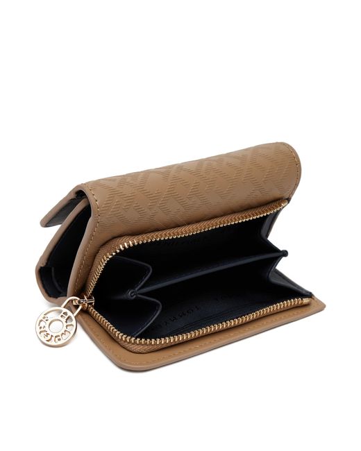 Tommy Hilfiger Brown Große Damen Geldbörse Th Distinct Trifold Wallet Mono Aw0Aw17257