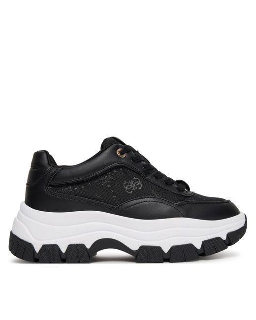 Guess Black Sneakers Flfbrt Ele12