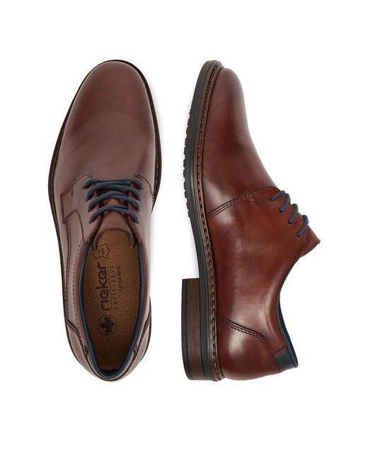 Rieker Halbschuhe 17627-25 in Brown für Herren