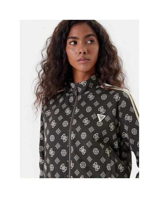 Guess Black Sweatshirt V5Yq07 K0282 Regular Fit